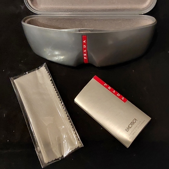PRADA SUNGLASSES BOX WITH CLOTH & BOOK - Picture 2 of 6
